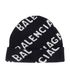 Balenciaga Allover Logo Beanie, front view
